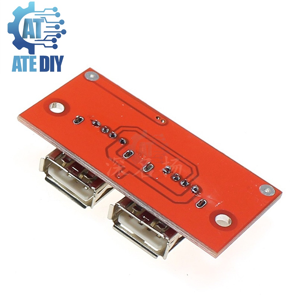 Mạch hạ áp 5V LM2596 - 2 cổng USB