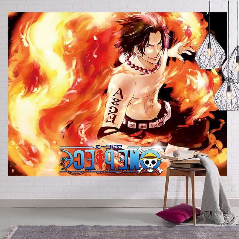Thảm treo tường trang trí phòng ngủ hình anime One Piece