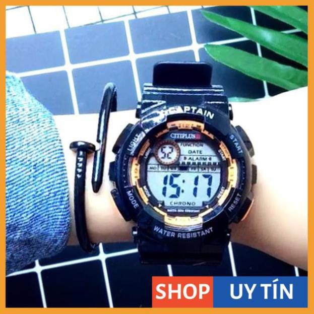 Đồng hồ unisex thể thao Sport Watch X-Captain Citiplus full chức năng chống nước chống xước tốt