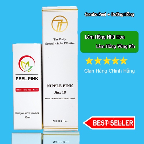 Kem Hồng Nhũ Hoa - Làm Hồng Vùng Kín Jinx18 Combo Peel kèm Dưỡng Hồng | BigBuy360 - bigbuy360.vn