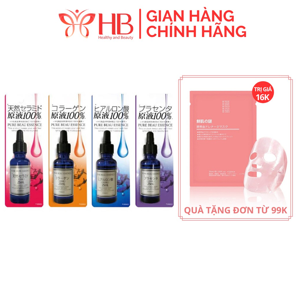 Serum, tinh chất nhau thai Pure Beau Essence 25 ml chính hãng Nhật Bản ngăn ngừa lão hóa | BigBuy360 - bigbuy360.vn