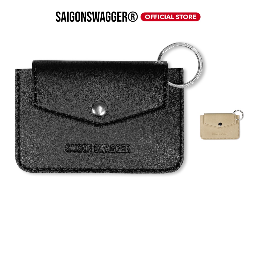 Móc Khóa Ngang Da Pu SAIGONSWAGGER® Flap Card Keychain