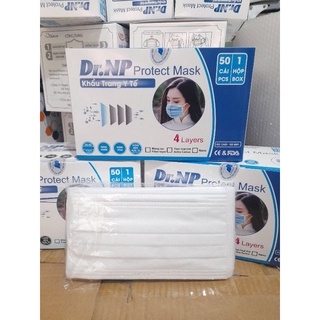 Khẩu trang y tế Dr.NP cao cấp công nghệ kháng khuẩn 4 lớp Medical Masks 50 CÁI /hộp
