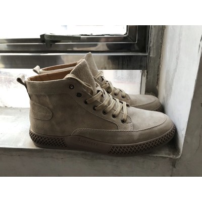 Giày boot nam da lộn cổ cao HOT 2019 | BigBuy360 - bigbuy360.vn