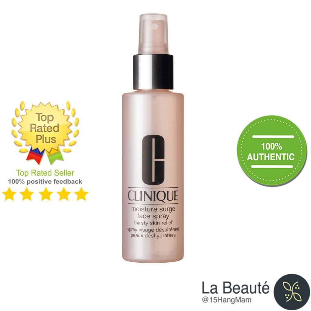 Clinique Moisture Surge Face Spray (Unbox) - Xịt Khoáng Cấp Ẩm Dịu Da 30ml (Tách Set Không Vỏ Hộp) | BigBuy360 - bigbuy360.vn