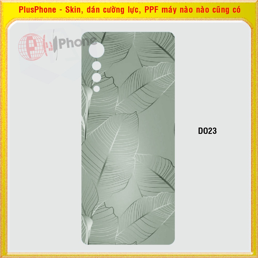 Dán Skin cho điện thoại LG Velvet 5G in hình nhiều mẫu hot
