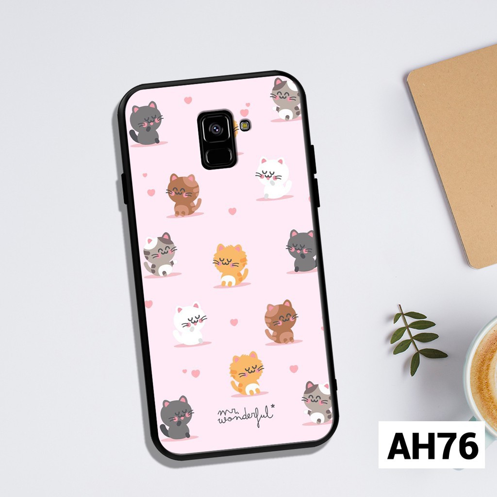 [HOT] Ốp lưng Samsung Galaxy J6 2018 - J6 Plus - J8 2018 in hình họa tiết mèo đáng yêu