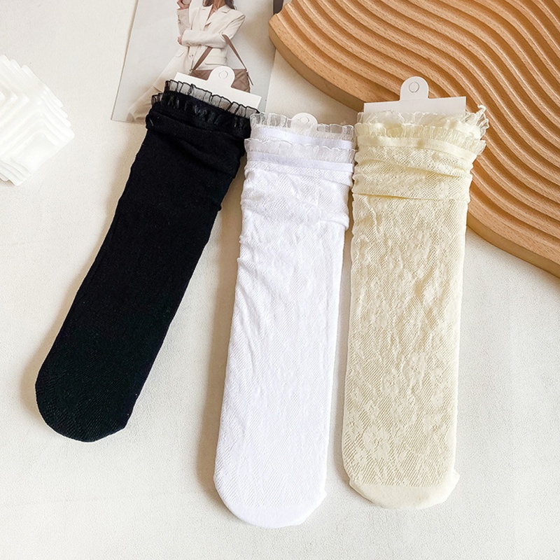 Vớ Ren Hoa Phong Cách Lolita Nhật Bản Dễ Thương Cho Nữ