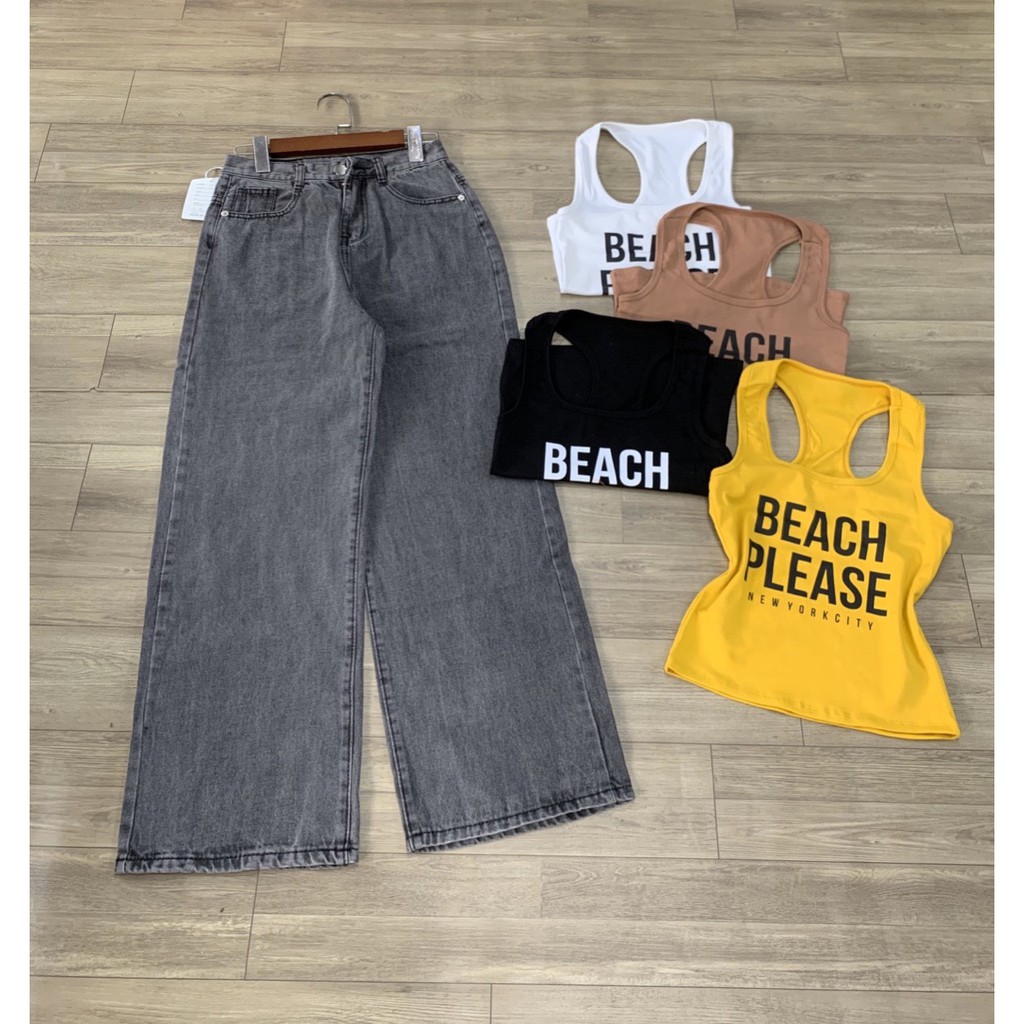 quần baggy trơn đen xám siêu hot hit cá tính sành điệu