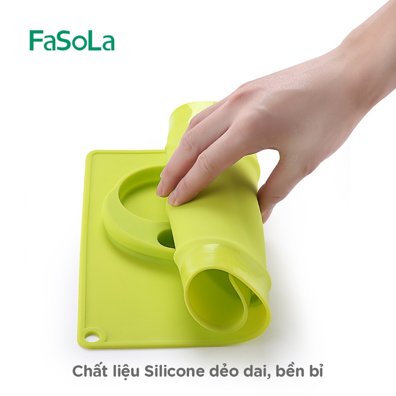 Khay ăn dặm BLW silicon hình cá voi cho bé FASOLA FSLSH-027C