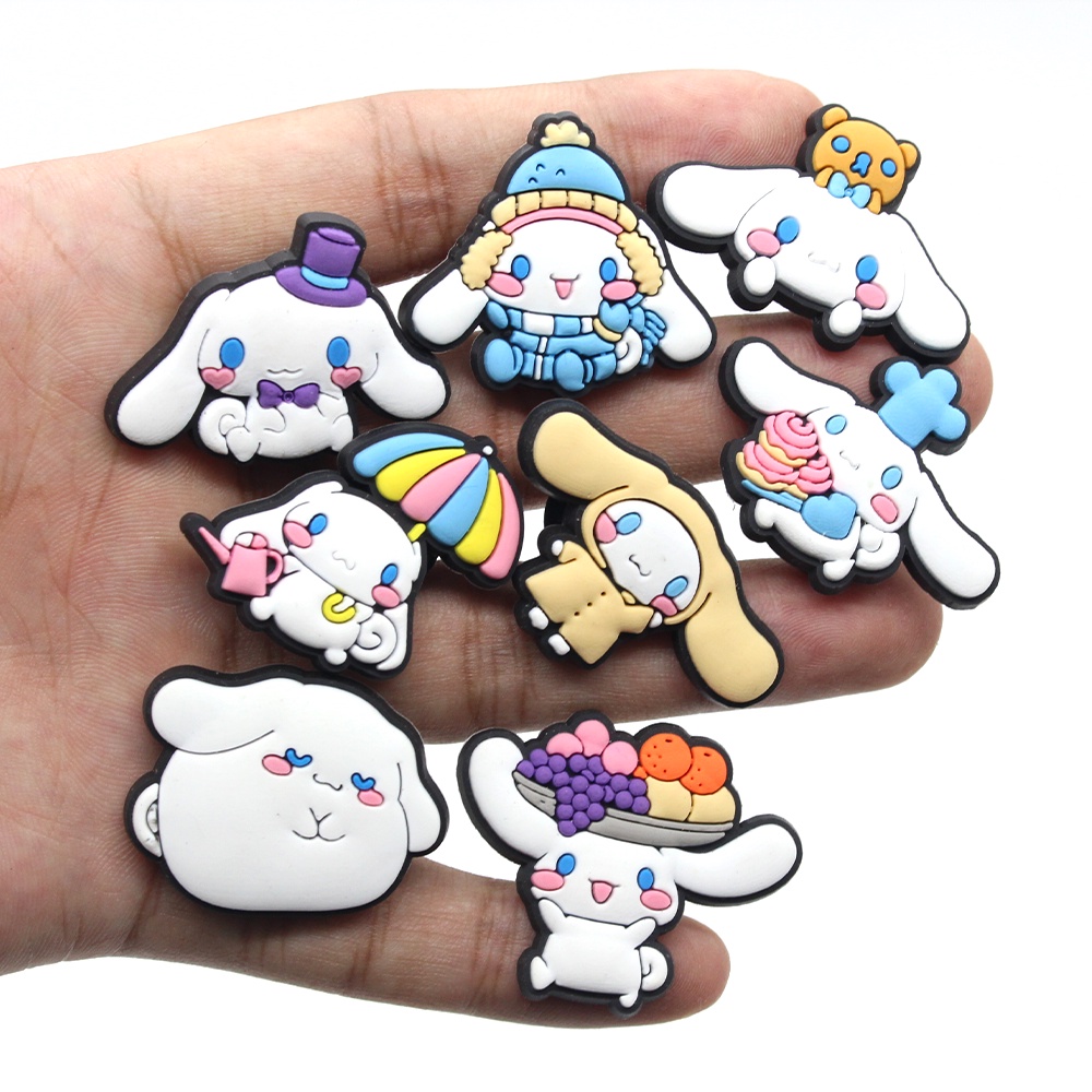Yugui dog Jibbitz chủ đề hoạt hình dễ thương crocs DIY  Shoe Charms pvc accessories  Phụ kiện dép Với 1000 Mẫu Lựa Chọn Thích hợp làm quà tặng giày trẻ em