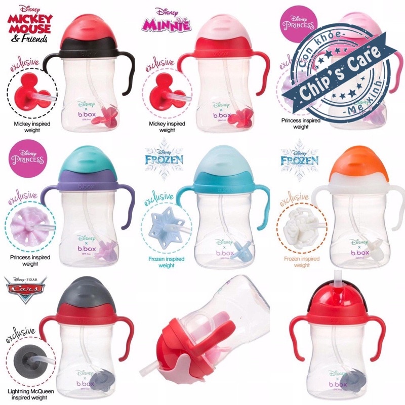 [Mã SKAMA9 giảm 8% đơn 250K] Bình uống nước BBox sippy cup Disney