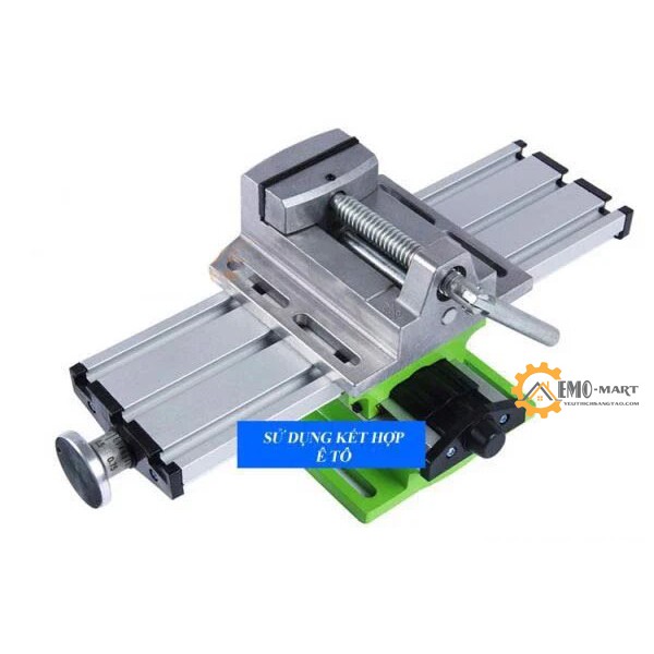 💥 Ê tô bàn trượt hai chiều XY miniQ BG-6300 💥 Nhôm chịu lực - Tay xoay chuyển động nhẹ nhàng