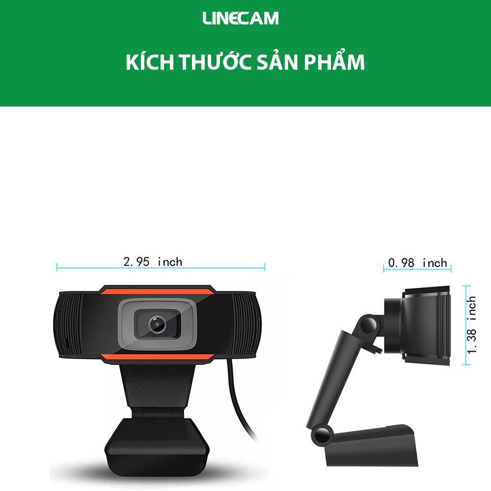 Webcam Máy Tính, Camera Có Mic 720p cho Laptop PC Học sinh Online Qua Zoom, Trực Tuyến - Gọi Video Sắc Nét | BigBuy360 - bigbuy360.vn