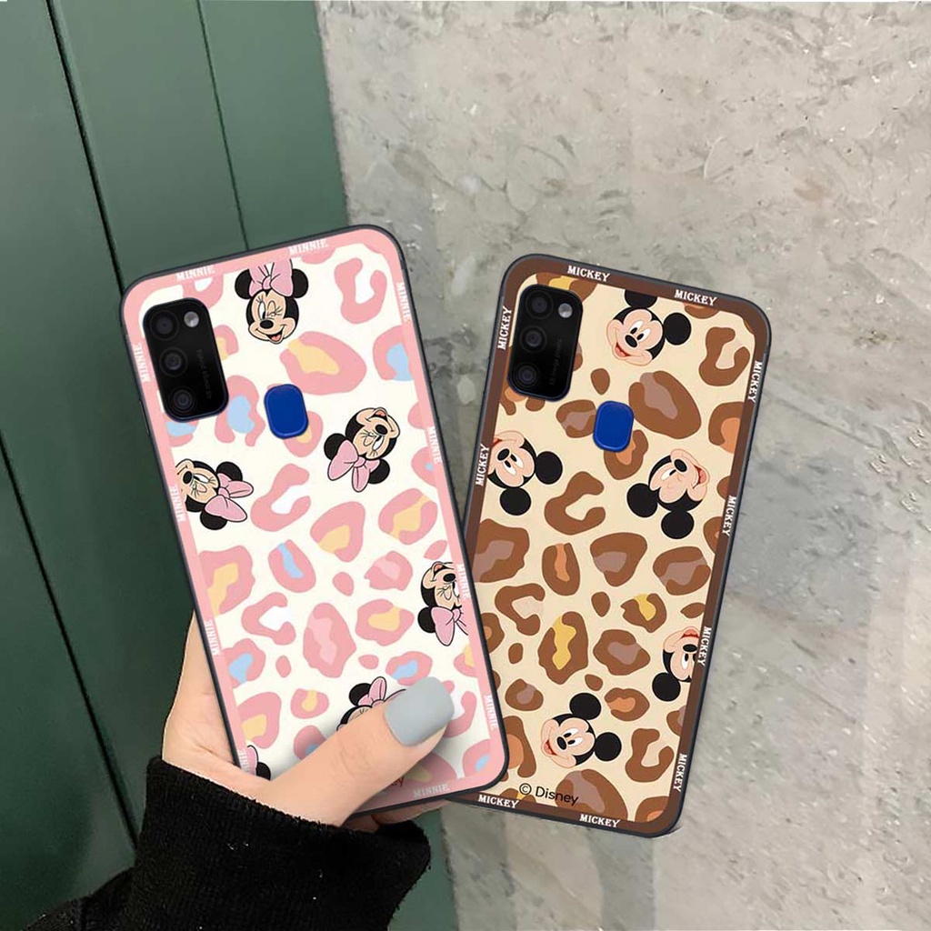 Ốp lưng điện thoại Samsung M21 / M30s hình mic key min nie mouse thời trang, vỏ ốp rẻ đẹp