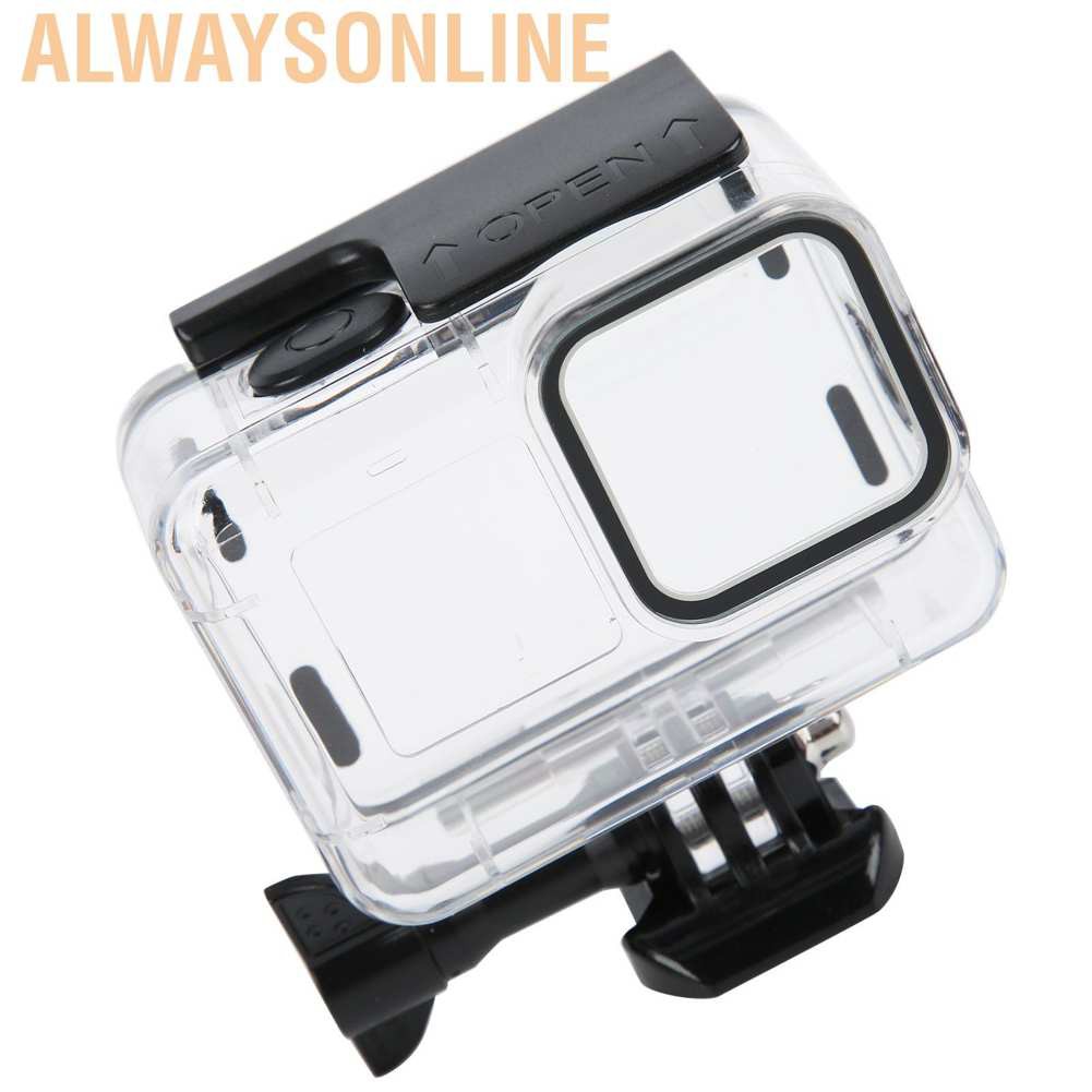 Alwaysonline Camera Waterproof Diving Case Underwater 40M Depth Housing Shell for GoPro hero9 Black