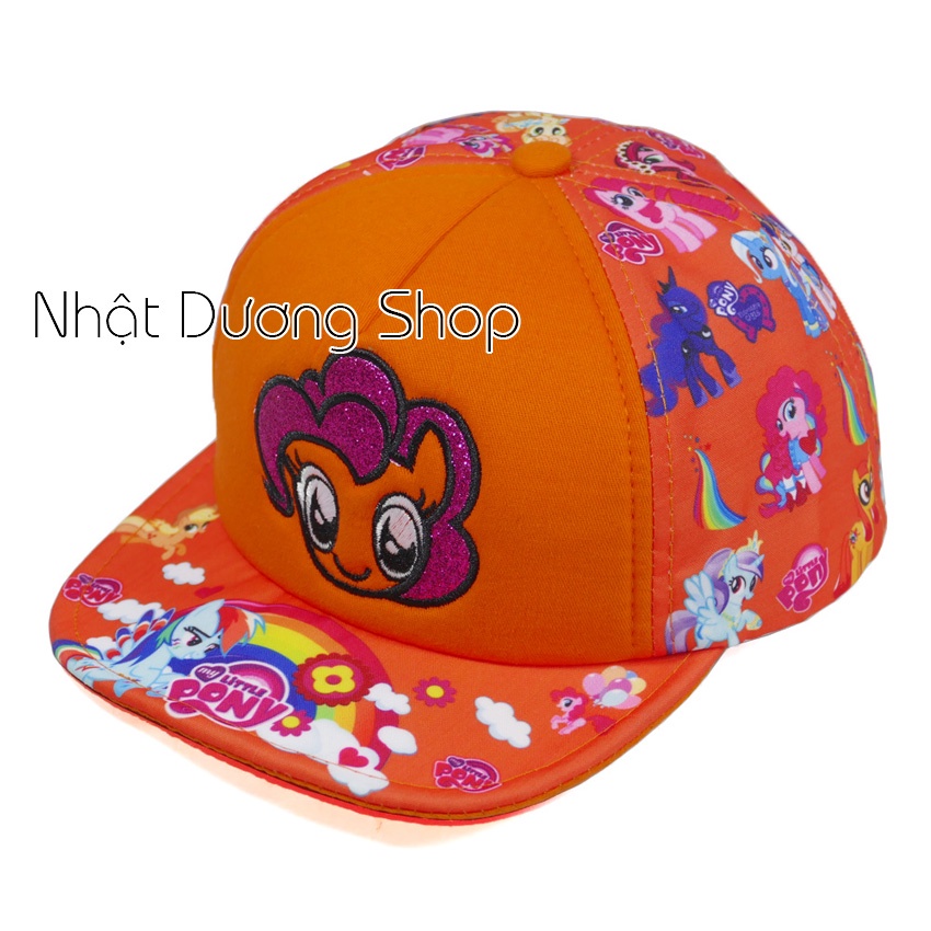 Nón kết trẻ em từ 1-3tuổi thêu con ngựa - Chất liệu Sam Sung kết hợp với vải Cotton tạo nên sự thoáng mát cho bé