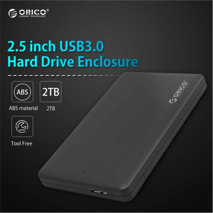 Box ổ cứng 2.5'' Orico 2577U3 - Chính Hãng - Sata III USB 3.0 - Bảo Hành 12 Tháng!!!