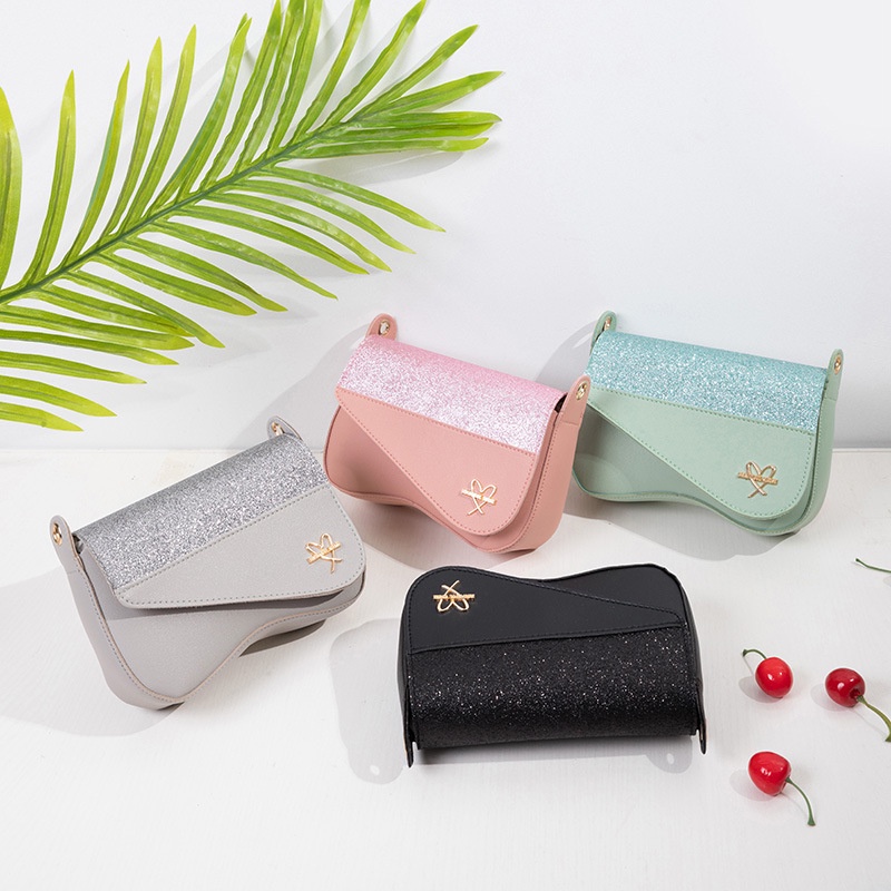 Túi Xách Mini Hình Vuông Đính Cườm Lấp Lánh Thời Trang Mùa Hè Cho Nữ