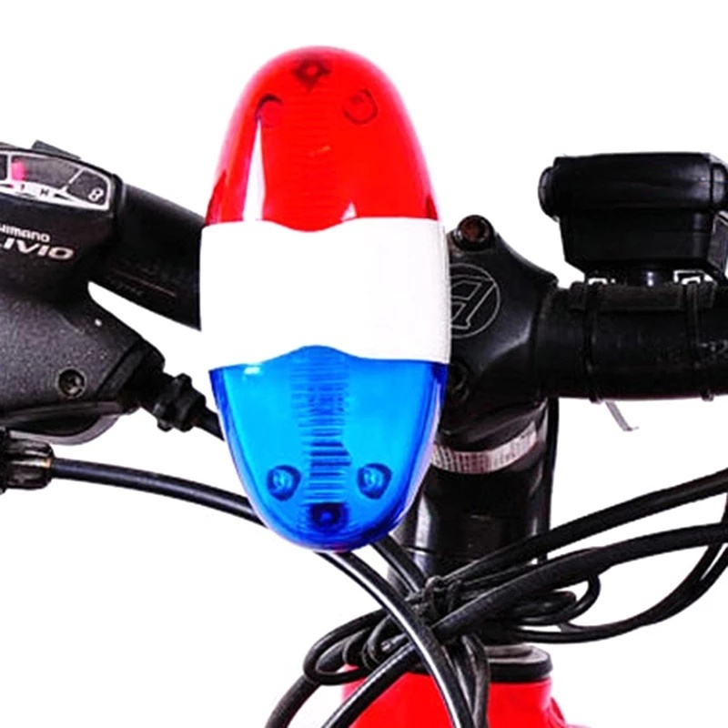 Còi Gắn Xe Đạp Trong Suốt Có Đèn LED Báo Hiệu
