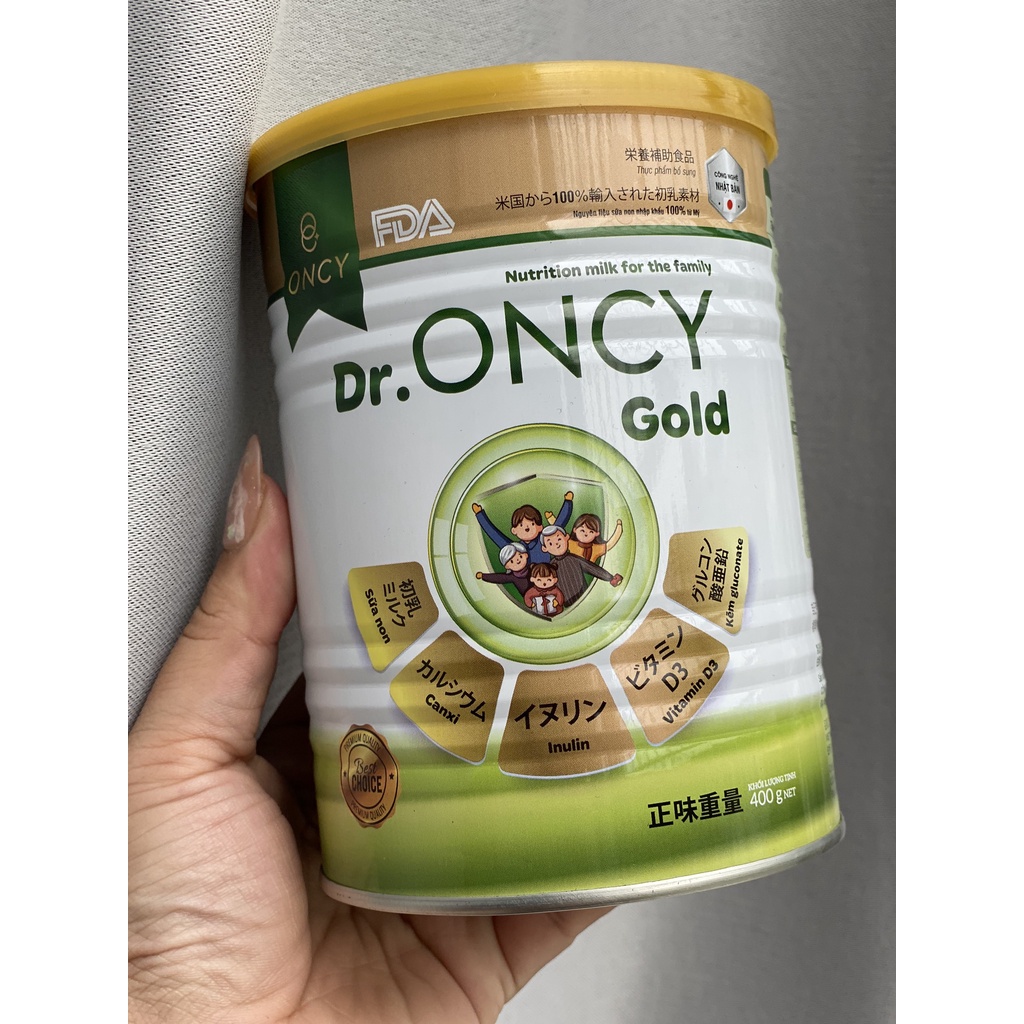 Sữa DR.ONCY Gold Giúp Bé Tăng Trưởng Chiều Cao