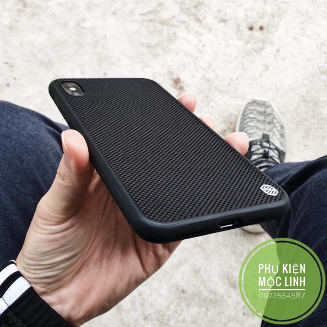 ☘️ĐÃ CÓ 11 / PRO / MAX ☘️ Ốp cao cấp Nillkin Textured vân carbon đen siêu mỏng iphone x xs xs max | BigBuy360 - bigbuy360.vn