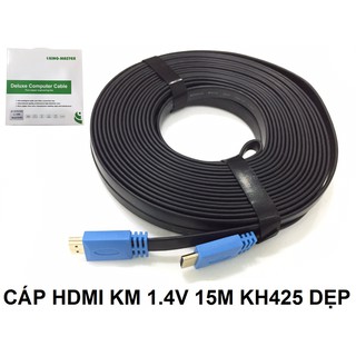 CÁP HDMI KM 1.4V 15M KH425 DẸP