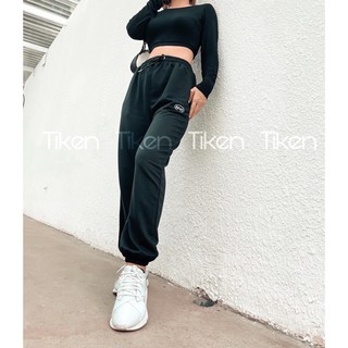Quần jogger cotton da cá unisex