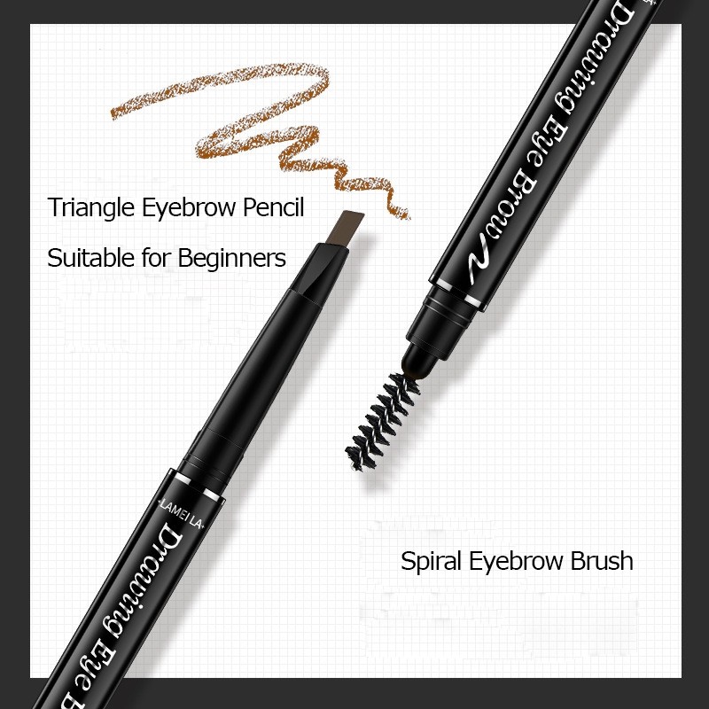Bút chì kẻ lông mày hai đầu lâu trôi không thấm nước LAMEILA | BigBuy360 - bigbuy360.vn