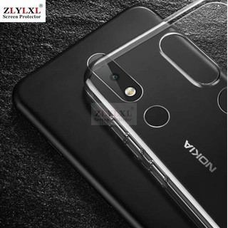 Ốp lưng silicone TPU mỏng trong suốt dành cho điện thoại NOKIA 6.1 plus