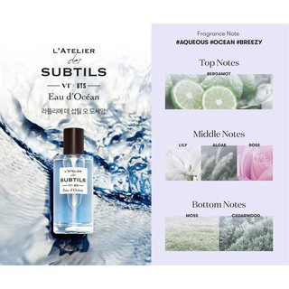 Nước hoa VT x BTS: l'Atelier des Subtils | Thế Giới Skin Care