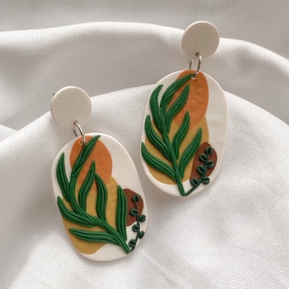 Khuyên tai đất sét nung Polymer Clay
