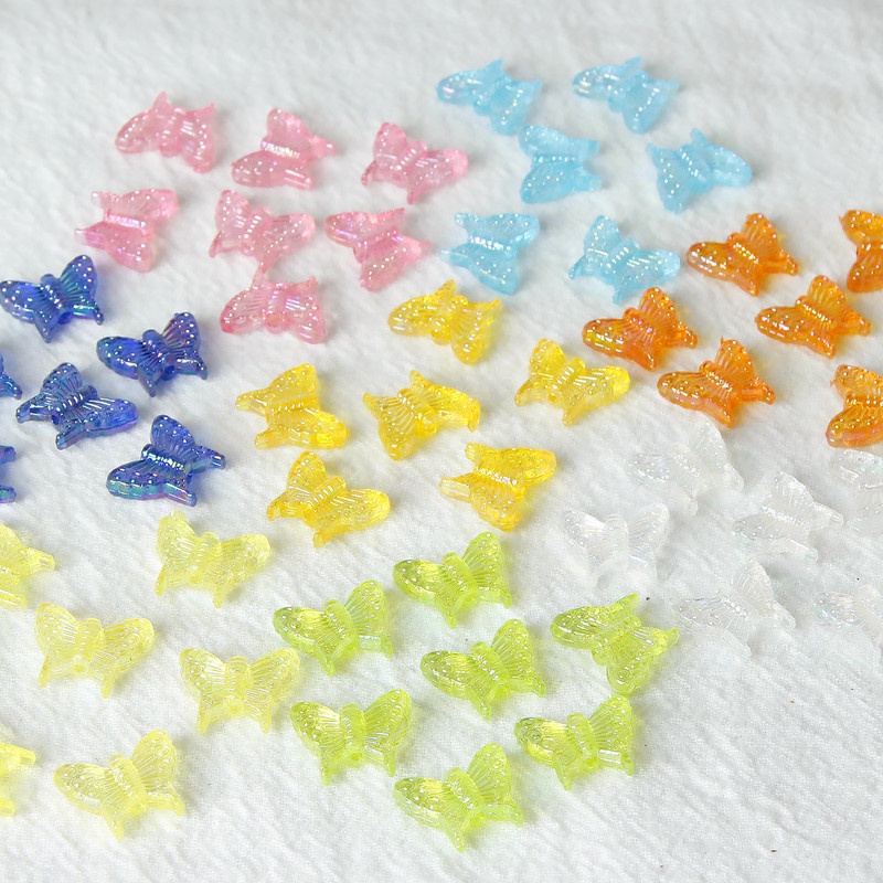 Set 10 Phụ Kiện Làm Trang Sức Hình Bướm Xinh Xắn