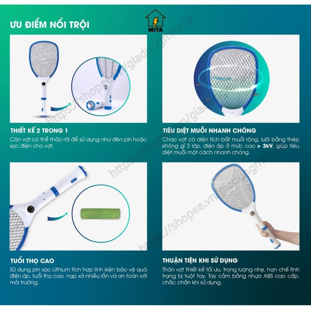 Vợt Bắt Muỗi Cao Cấp Rạng Đông, Asia - MITA