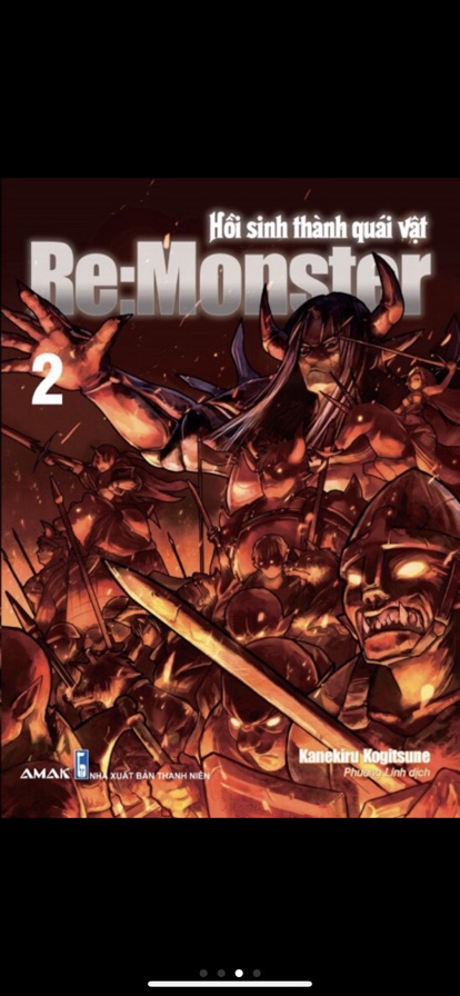 Sách - combo Re:monster hồi sinh thành quái vật tập 1-3