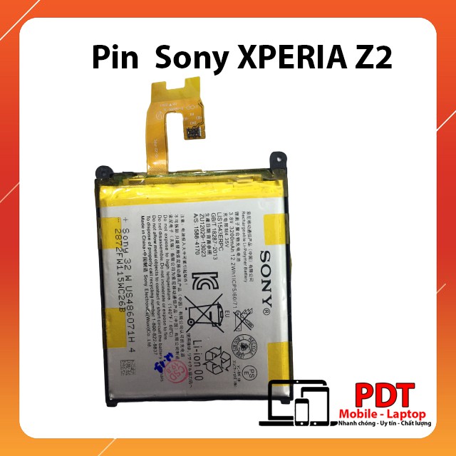 Pin Xịn Sony Xperia Z2, D6502, D6503,D6543 3200mAh