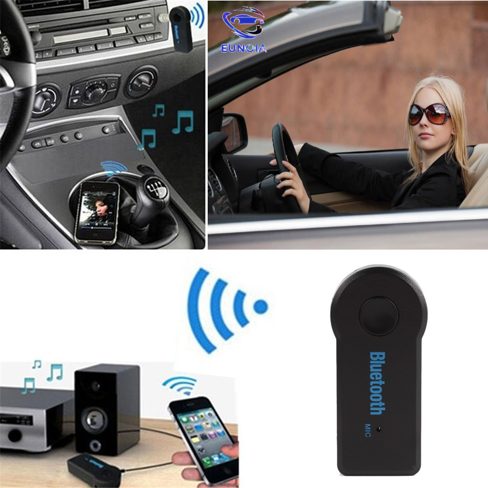 Usb bluetooth cho xe ô tô, bộ thu bluetooth không dây 3,5MM kết nối dàn âm thanh cho xe hơi amply, loa Car Bluetooth