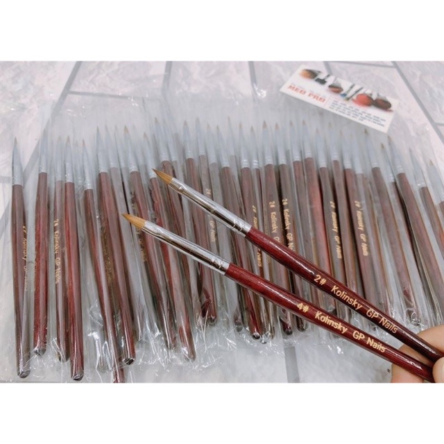 Cọ làm hoa nổi móng tay chân Kolinsky GP nail