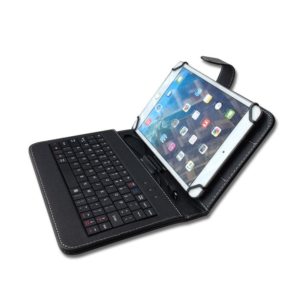 Ốp lưng giả da tích hợp bàn phím dành cho máy tính bảng 10.1 Inch
