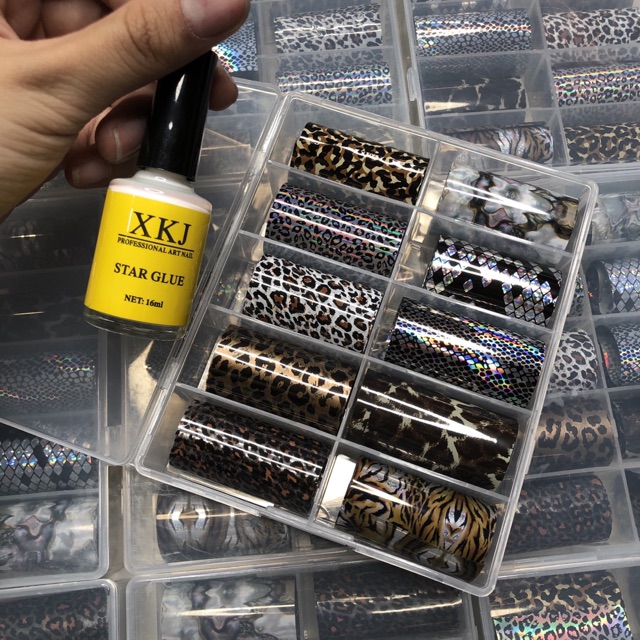 Fion hot mẫu mới tặng chai keo trang trí móng tay chuyên làm nail