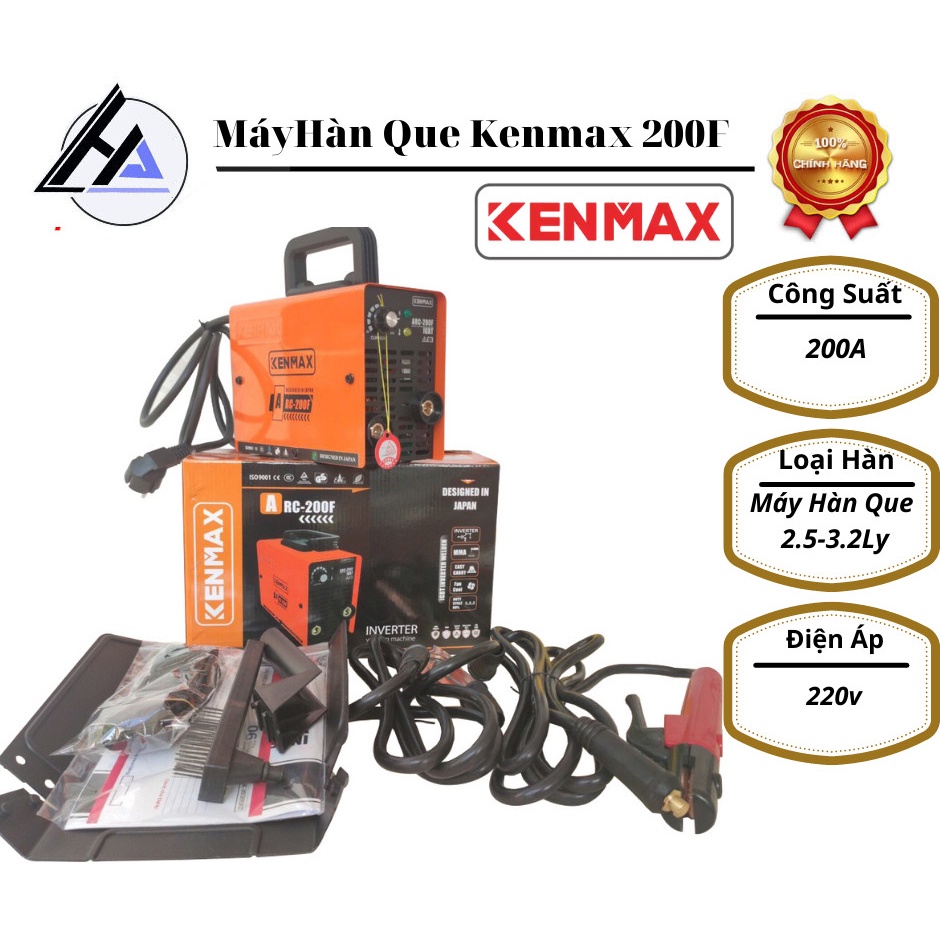 Máy hàn điện tử mini KENMAX ARC-200F Sản xuất tại thái lan theo công nghệ Nhật bản.