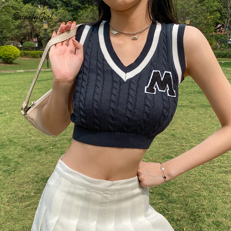 Áo không tay cổ chữ v thời trang quyến rũ cho nữ