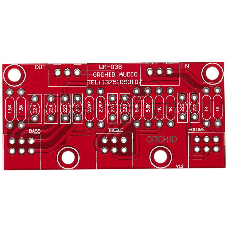 HIFI Amplifier Passive Tone Board Bass Treble Volume Control Preamp Board