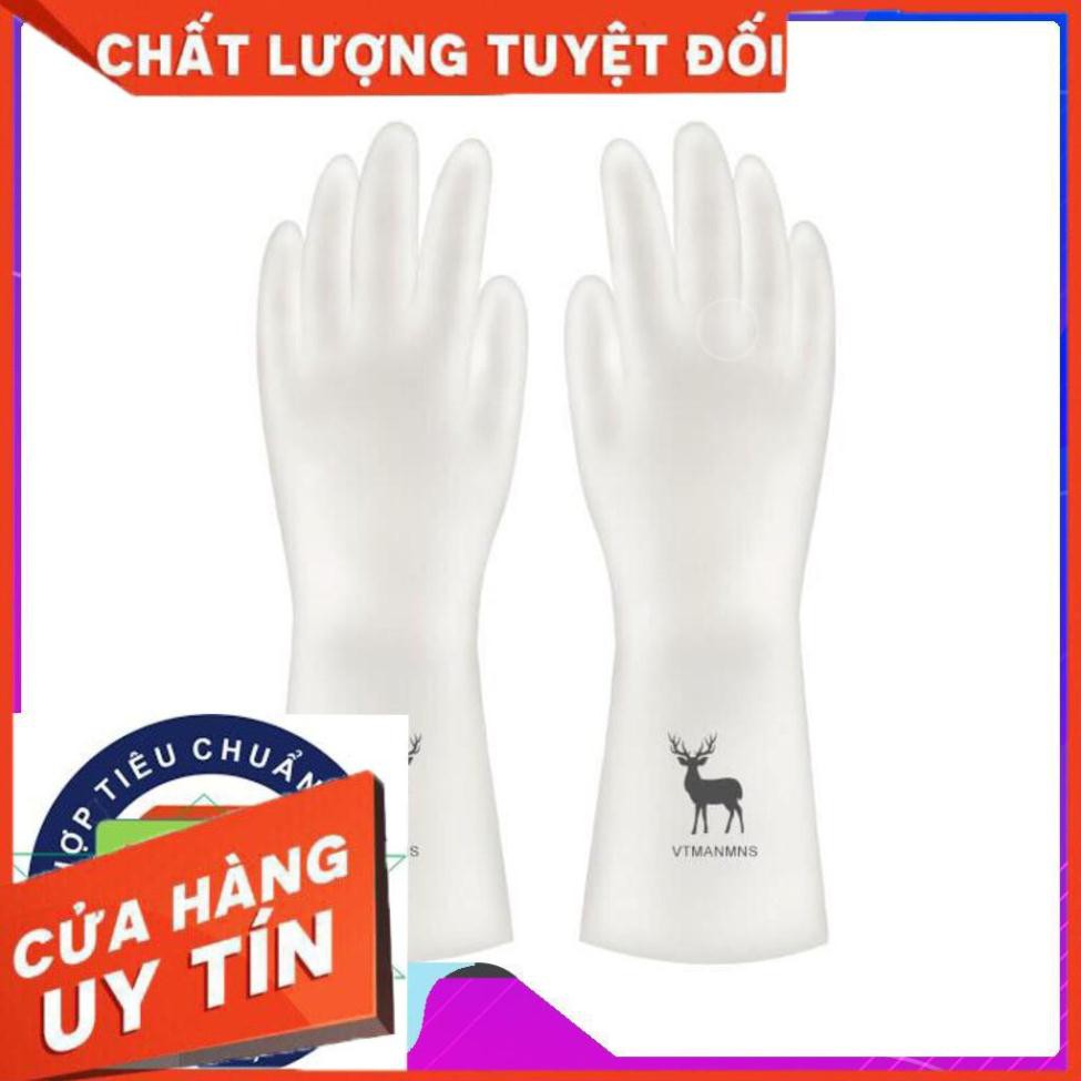[Đồ Gia Dụng] Găng tay rửa Chén Bát, giặt quần áo Cao Su siêu dai hình Hươu, Hạc