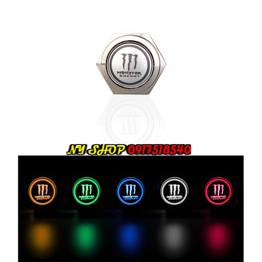 CÔNG TẮC LED LOGO ( HONDA, YAMAHA,MONTER,POWER) TẶNG KÈM JACK CẮM Ảnh thật Sp
