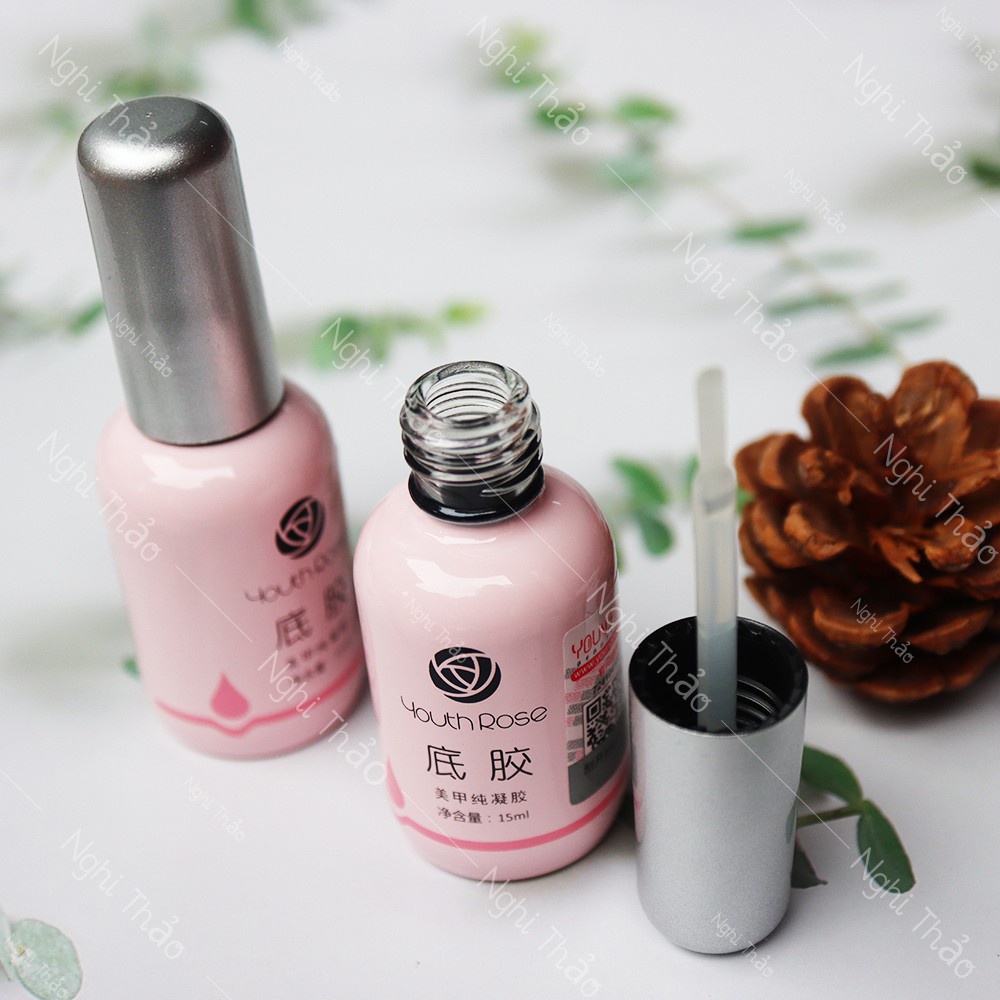 Base hoa hồng ,liên kết móng 15ml