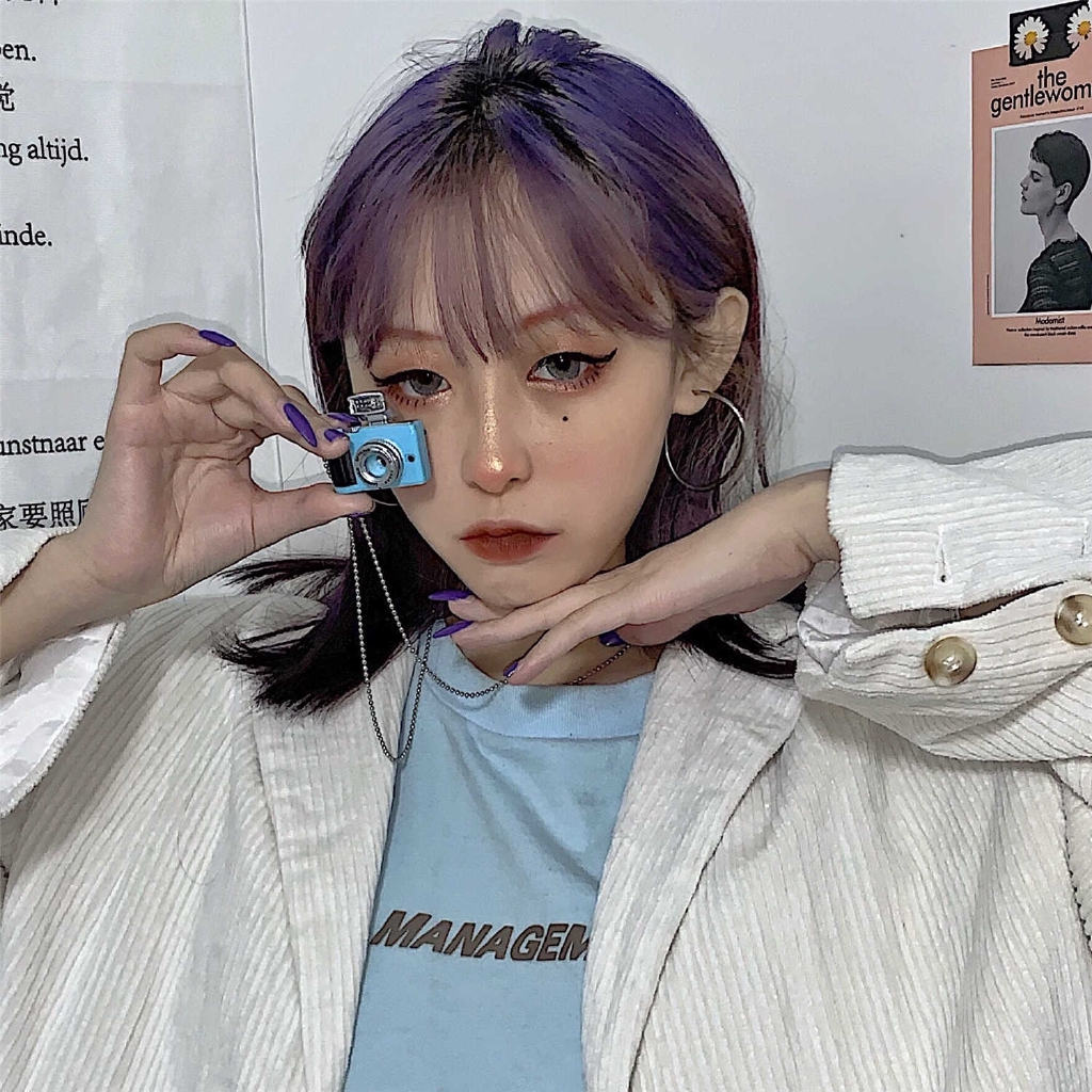 [Giao Hàng Miễn Phí] Dây Chuyền Mặt Hình Máy Ảnh Mini 22124 Phát Ra Âm Thanh Độc Đáo Cho Cặp Đôi