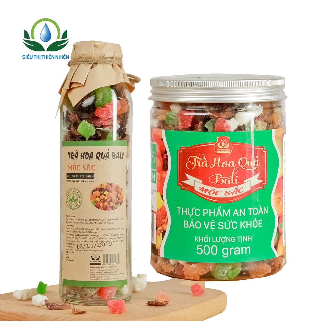 Trà hoa quả bali Mộc sắc - Cocktail trái cây quần đảo Bali Siêu thị thiên nhiên