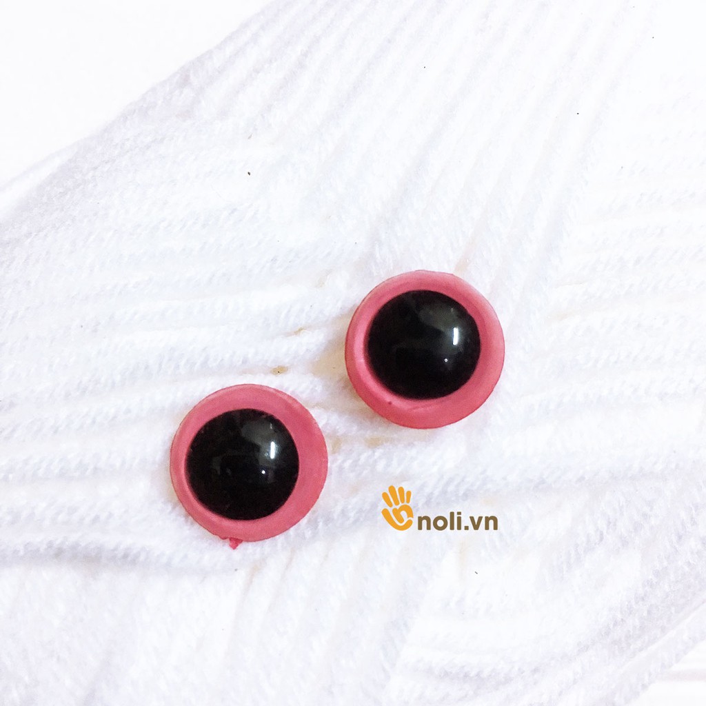Mắt thú màu hồng có chốt an toàn cho bé (1 đôi)