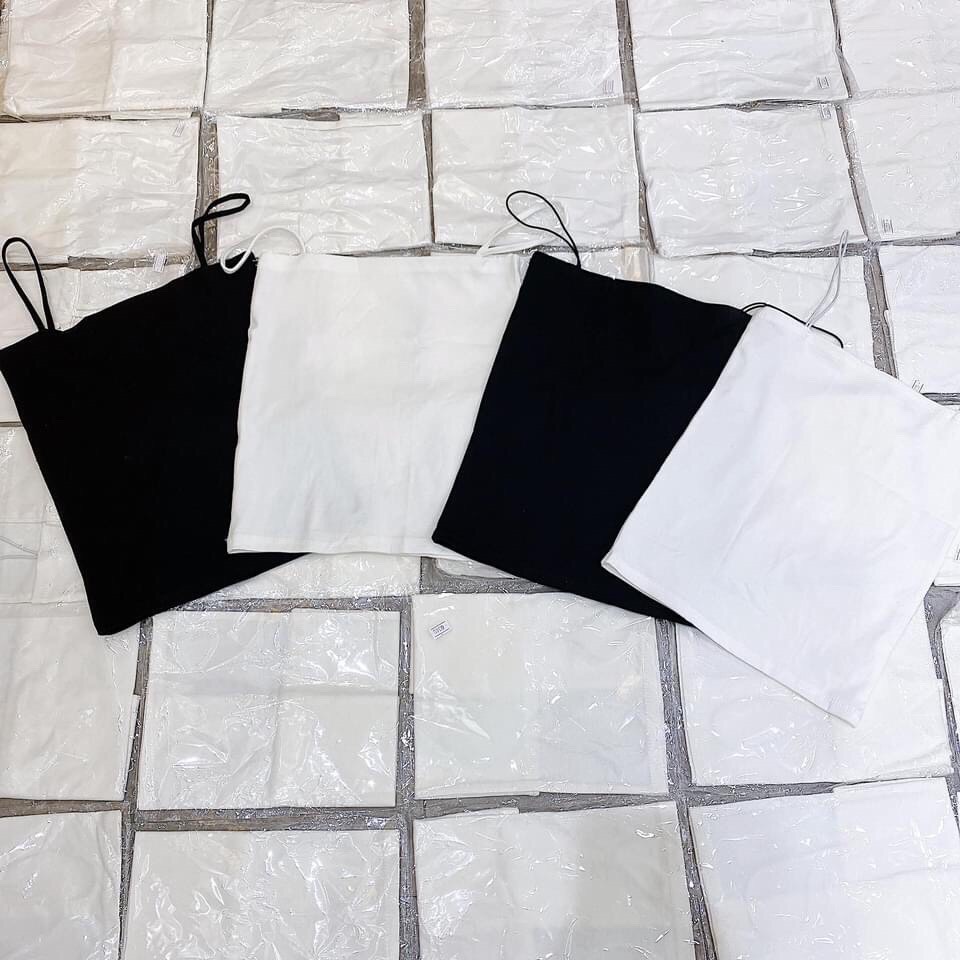 Áo 2 dây bún hàng cao cấp chất dày dặn siêu đẹp phong cách SHOPQV 123
